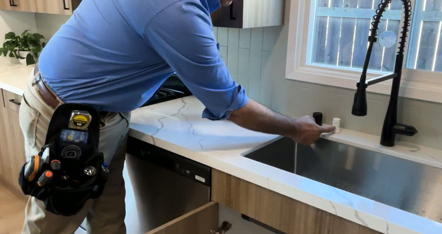 Dishwasher & sink inspection